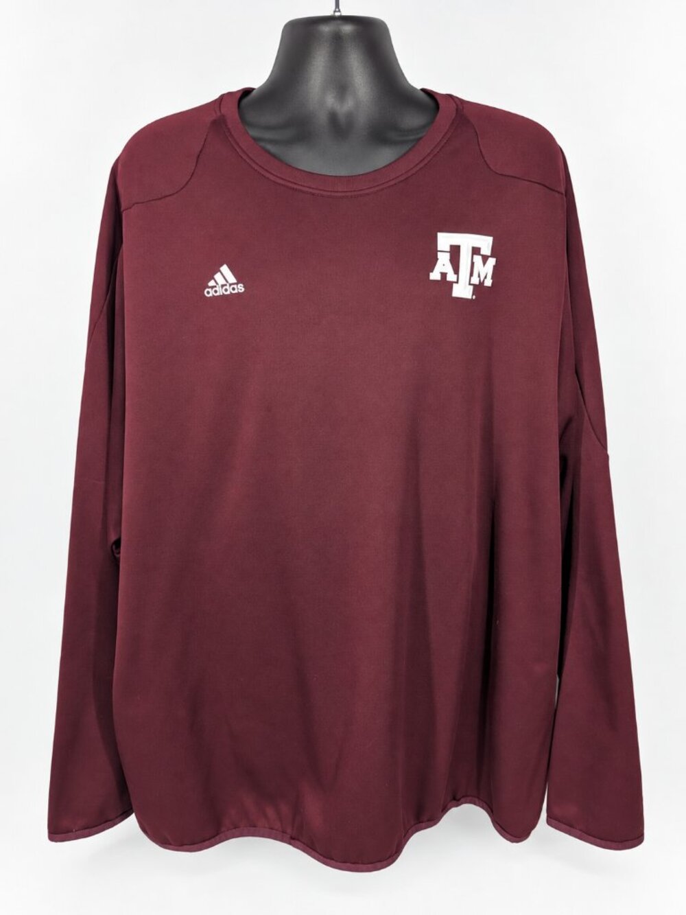 adidas Texas A&M Aggies ClimaWarm 3XL Maroon Long Sleeve Pullover